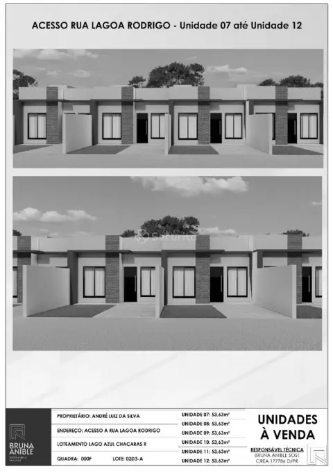 Casa com 2 dormitórios à venda, 53 m² por R$ 260.000,00 - Lago Azul - Cascavel/PR