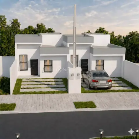 Casa com 2 quartos, 64 m², à venda por R$ 380.000 Floresta - Cascavel/PR
