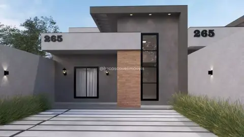 Casa com 2 dormitórios à venda, 75 m² por R$ 550.000 - Paraiso Tropical 1 - Cascavel/PR