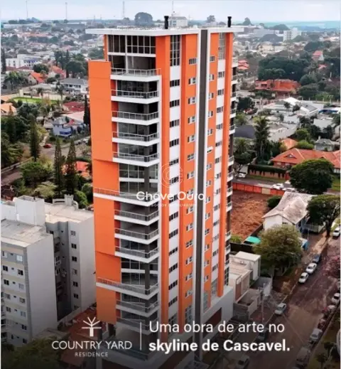 Apartamento com 3 quartos, 156 m², à venda por R$ 1.750.000 - Country - Cascavel/PR