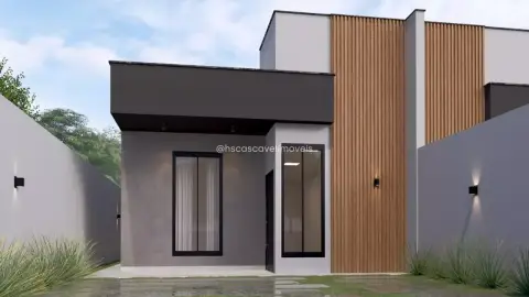 Casa com 2 dormitórios à venda, 65 m² por R$ 550.000 - Paraíso tropical - Cascavel/PR