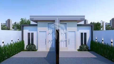Casa com 2 dormitórios à venda, 73 m² por R$ 420.000,00 - Santa Felicidade - Cascavel/PR