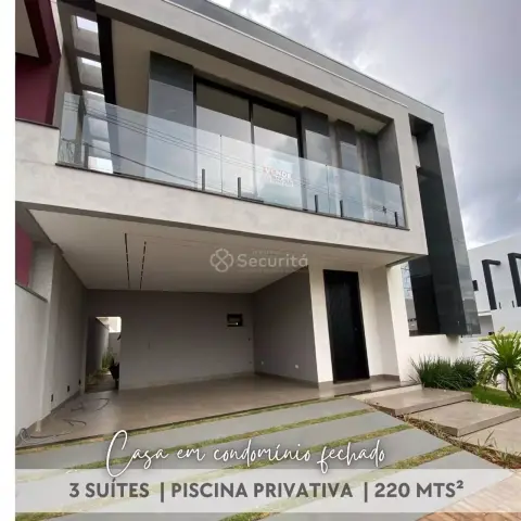 Sobrado com 3 quartos, 220 m², à venda por R$ 1.850.000 Parque Verde - Cascavel/PR