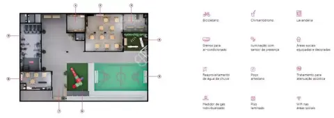 Apartamento com 2 quartos, 61 m², à venda por R$ 314.000 Pioneiros Catarinenses - Cascavel/PR