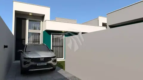 Casa com 3 dormitórios (1 suíte) à venda, 63 m² por R$ 390.000 - Periolo - Cascavel/PR