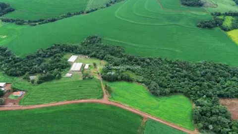 Chácara com 3 quartos, 4 alqueires paulista, à venda por R$ 2.000.000 - São João do Oeste - Cascavel/PR