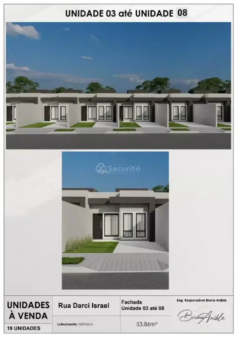 Casa com 2 dormitórios à venda, 53 m² por R$ 285.000,00 - Floresta - Cascavel/PR