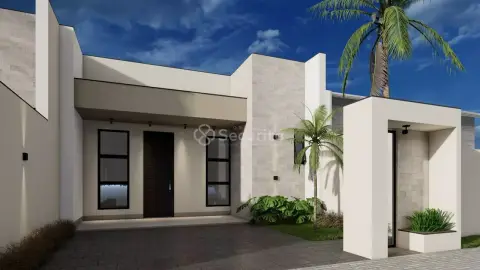 Casa com 3 dormitórios à venda, 90 m² por R$ 570.000,00 - Paraíso Tropical I - Cascavel/PR
