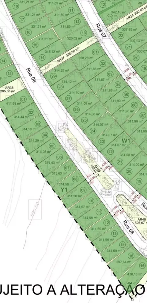 Terreno, 315 m², à venda por R$ 400.000 - Santo Inácio - Cascavel/PR