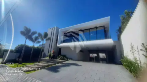 Sobrado com 4 suítes mobiliado à venda em condomínio fechado, 434 m² por R$ 5.800.000 - Santo Ignácio/ FAG - Cascavel/PR